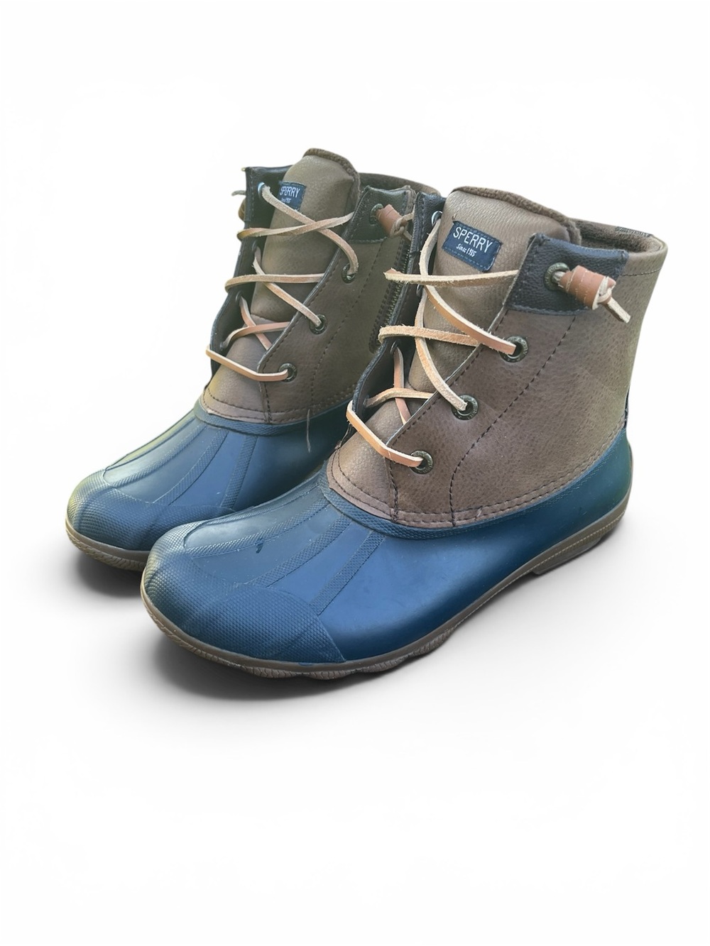 Sperry Brown Waterproof Rubber Boot